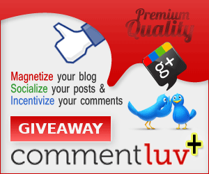 Click Image to Enter the Commentluv Premium giveaway and for access to the prelaunch videos on how to get more attention and traffic