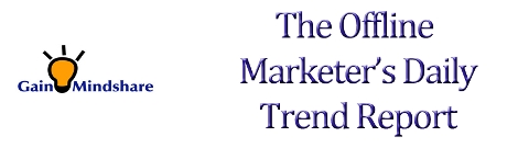 Gain Mindshare Offline Marketers Daily Trend Report